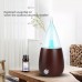 Fashionable  Glass & Natural Wood Waterless Nebulizer Aromatherapy Essential Oil Diffuser 