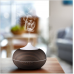 Hidly Wholesale 300ml Dark Wood Graid Ultrasonic Essential Oil Diffuser with Soothing Color LED for Office/ Home/ Yoga 