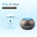 400ml Dark Wood Grain Aromatherapy Essential Oil Diffuser Symbolic Gift for Birthday