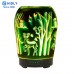 Glass 100ml Ultrasonic Cool Mist Aroma Diffuser with Amazing 3D Visual Effect for Humidification and Purification