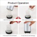 Virgo Design 100ml Glass Ultrasonic Cool Mist Aroma Diffuser with Amazing 3D Visual Effect for Pain Relief