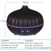 Pumpkin 500ml Dark Wood Grain Essential Oil Diffuser, Cool Mist Humidifier with Four Timers, Waterless Auto-off for Beauty Salon