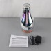 Essential Oil Diffuser,3D Glass 100ml Aromatherapy Ultrasonic Cool Mist Humidifier with Color Changing LED Lights