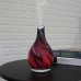 Handmade Marble Glass 120ml Ultrasonic Essential Oil Diffuser Cool Mist Air Humidifier with 7-Color LED Lights