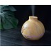 400ml Large Capacity Light Wood Grain Aroma Diffuser with 7 Color LED Light for Violet Beauty Salon