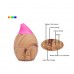 Light Wood Grain Essential Oil Diffuser 300ml Ultrasonic Aroma Humidifier with 7 Color LED Light 