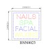 NAILS SPA LARGE SIGN HSN0179