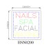 NAILS SPA LARGE SIGN HSN0179