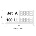 Jet A LED Price Signs-GAS13364