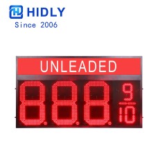 Unleaded Canopy Signs-GAS186105