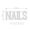 NAILS Led Sign HSN0800