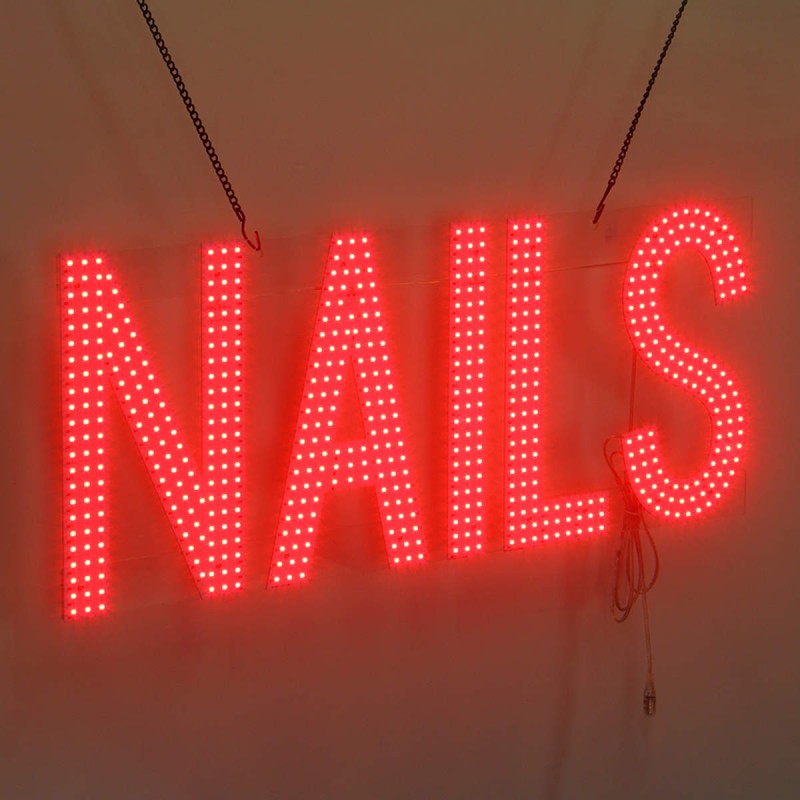 NAILS Led Sign HSN0800