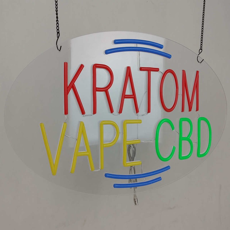 Kratom Vape Neon Sign  HSK0134NEON