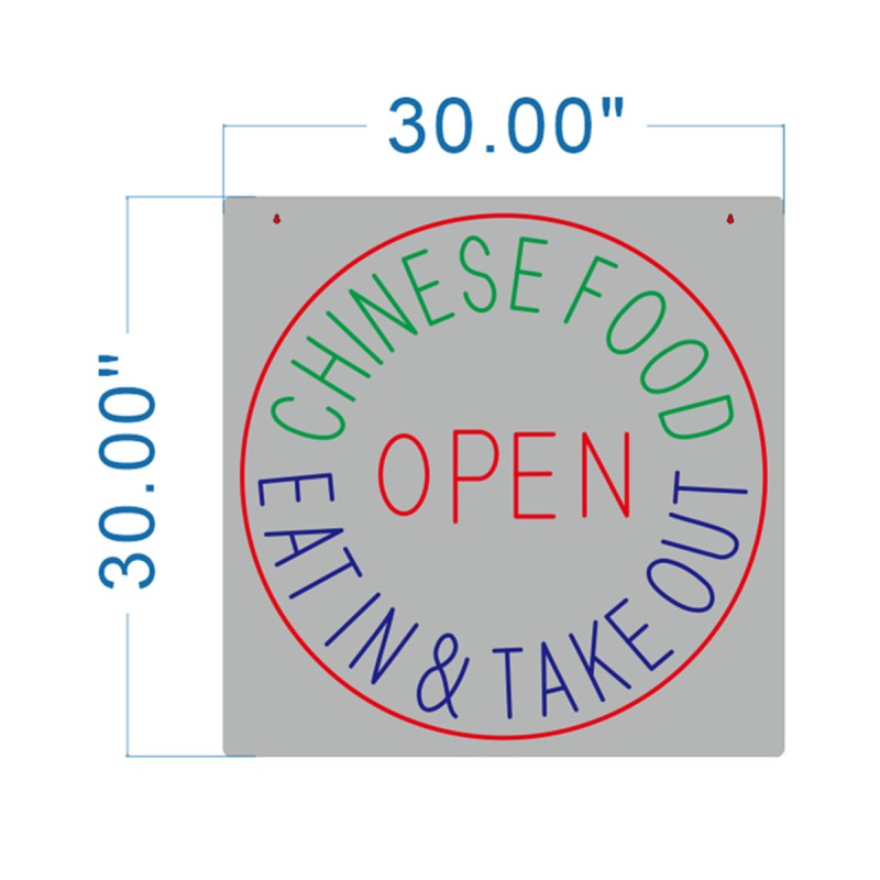 CHINESE FOOD Neon Sign HSO0246NEON
