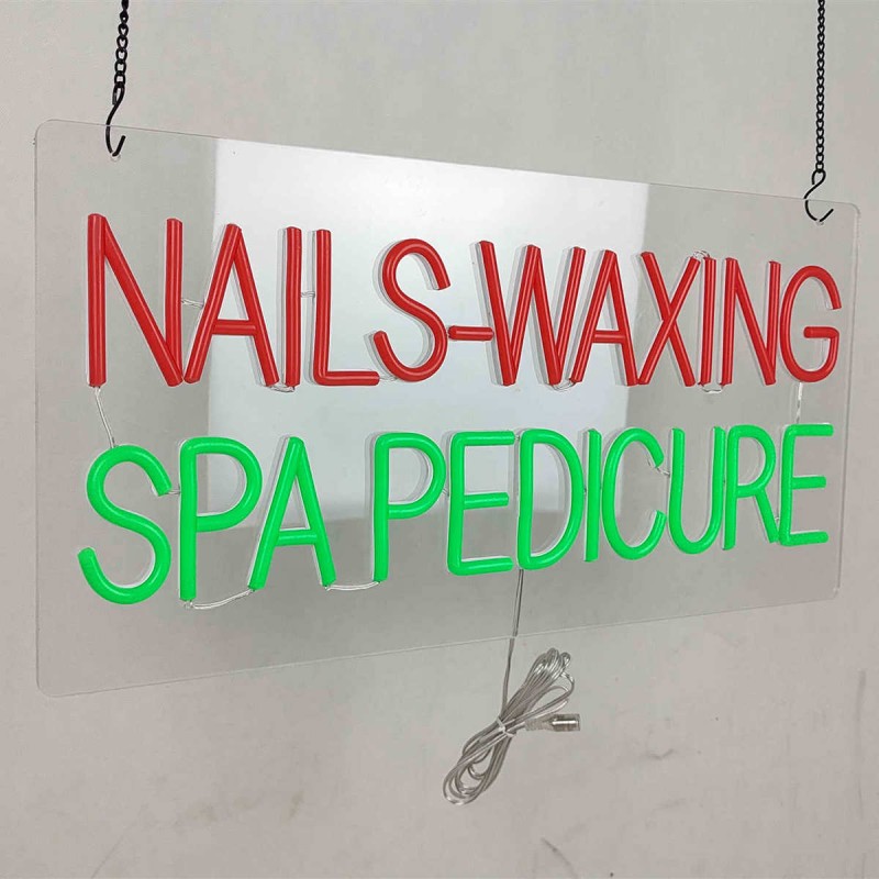 NAILS WAXING Neon Sign HSN0284NEON