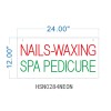 NAILS WAXING Neon Sign HSN0284NEON