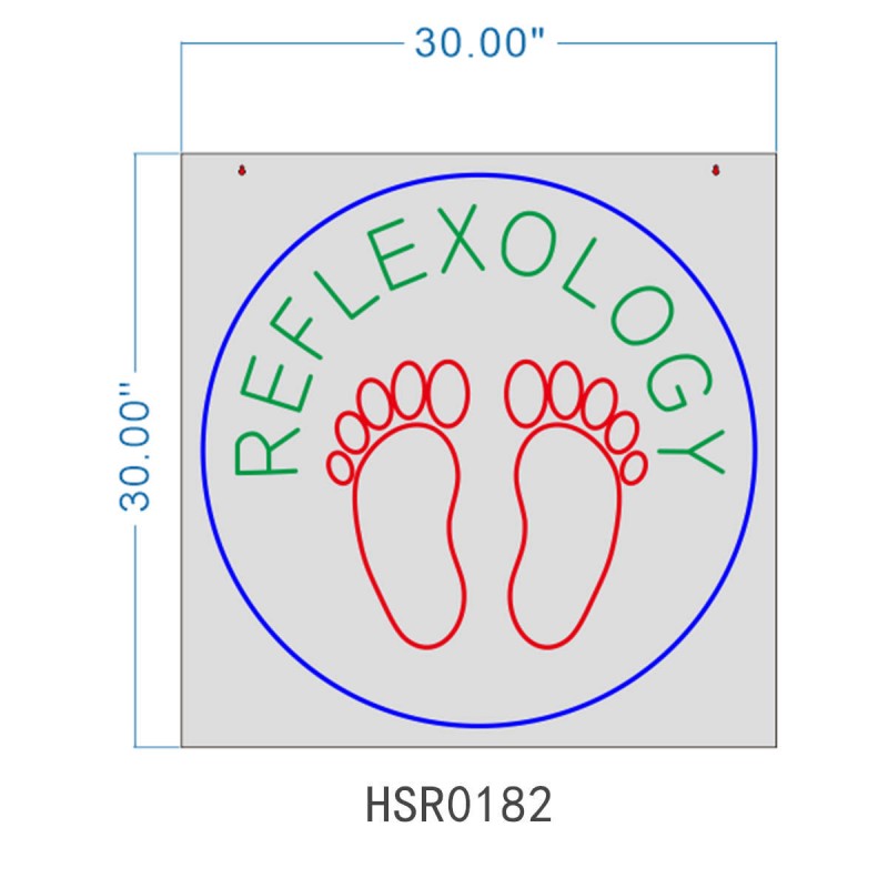 REFLEXOLOGY Neon Sign HSR0182NEON