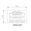 Open Pharmacy Signs  HSO1428