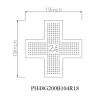 Windows Pharmacy Signs, PH48G200B104R18