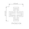 Pharmacy Windows Crosses PH30G104