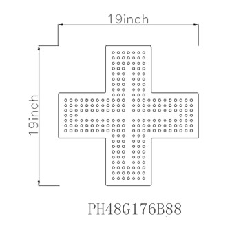 Pharmacy Indoor Cross,PH48G176B88