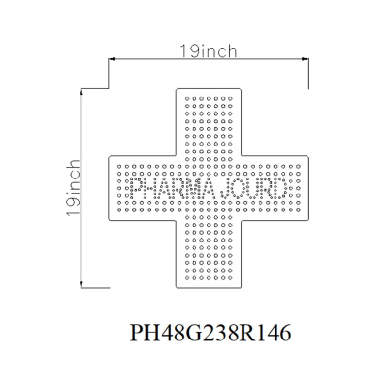 PHARMA JOURD Led Sign :PH48G238R146