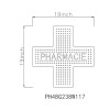 Pharmacie Led Sign:PH48G238W117
