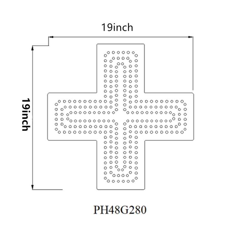 Custom Pharmacy Crosses :PH48G280