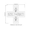 NZUZE Pharmacy Led Signs:PH60G315B74W120