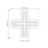 Led Cross Signs :PH60G336