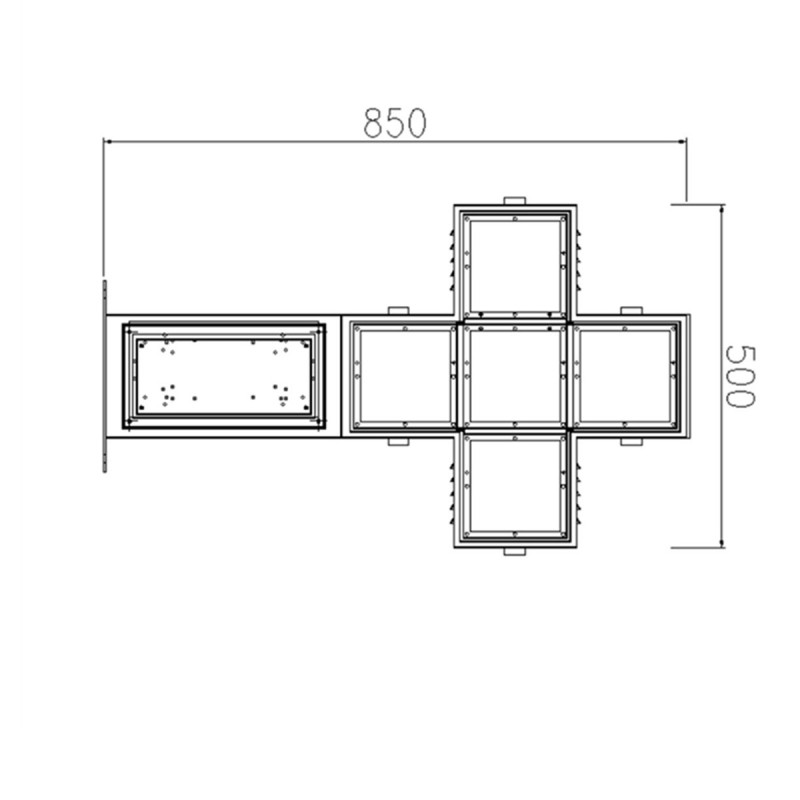 Led Cross Display P1048RGBD