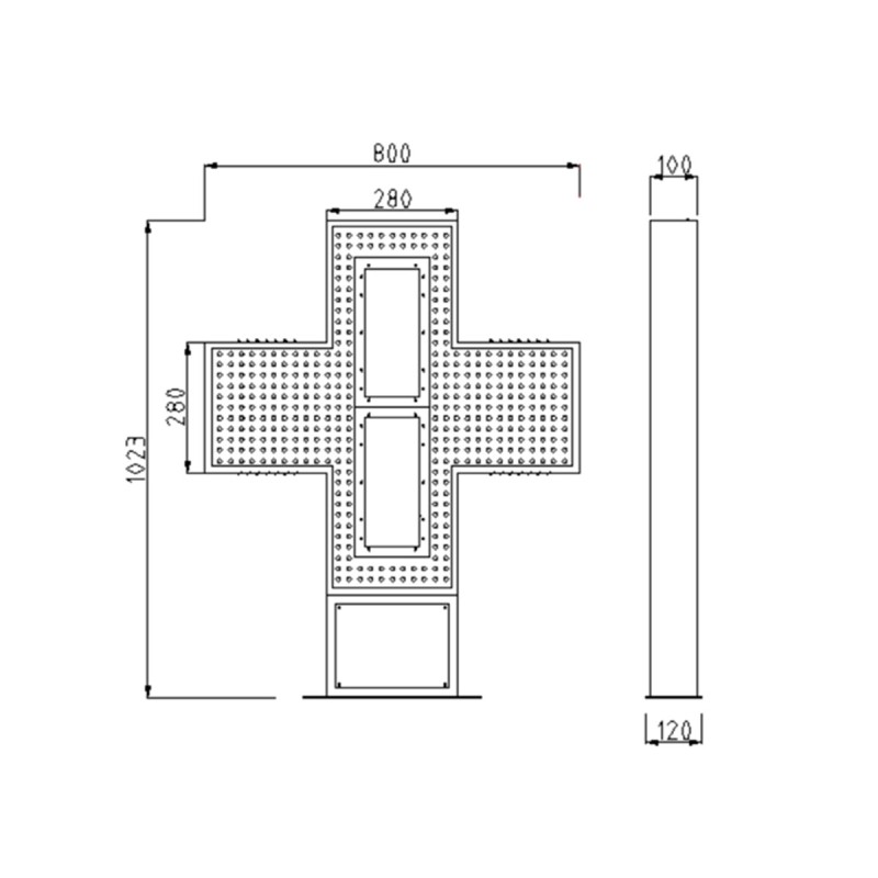 Outdoor Pharmacy Cross : PH80G402D