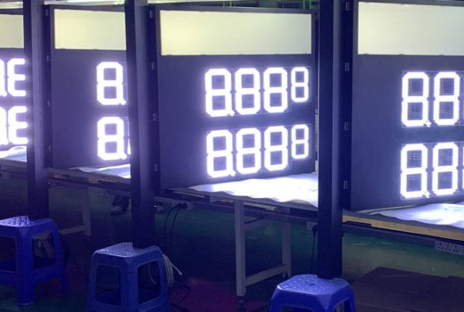 Gas Price Led Signs Are Aging Test