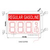 Single Price Led Sign:GAS1220760
