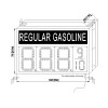 Double Gas Led Sign:GAS1220760D