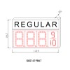 REGULAR Price Led Sign:GAS1419867
