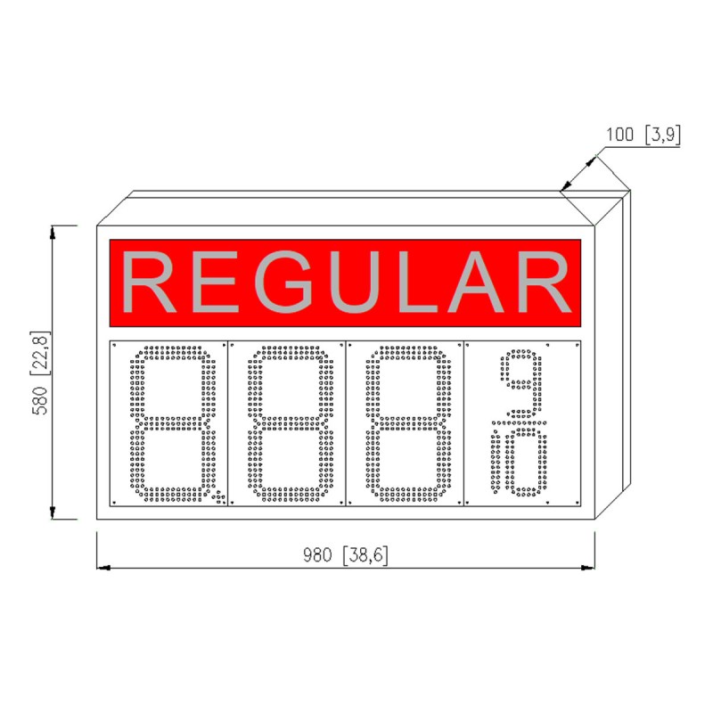 Price Canopy Led Sign:GAS1419867D