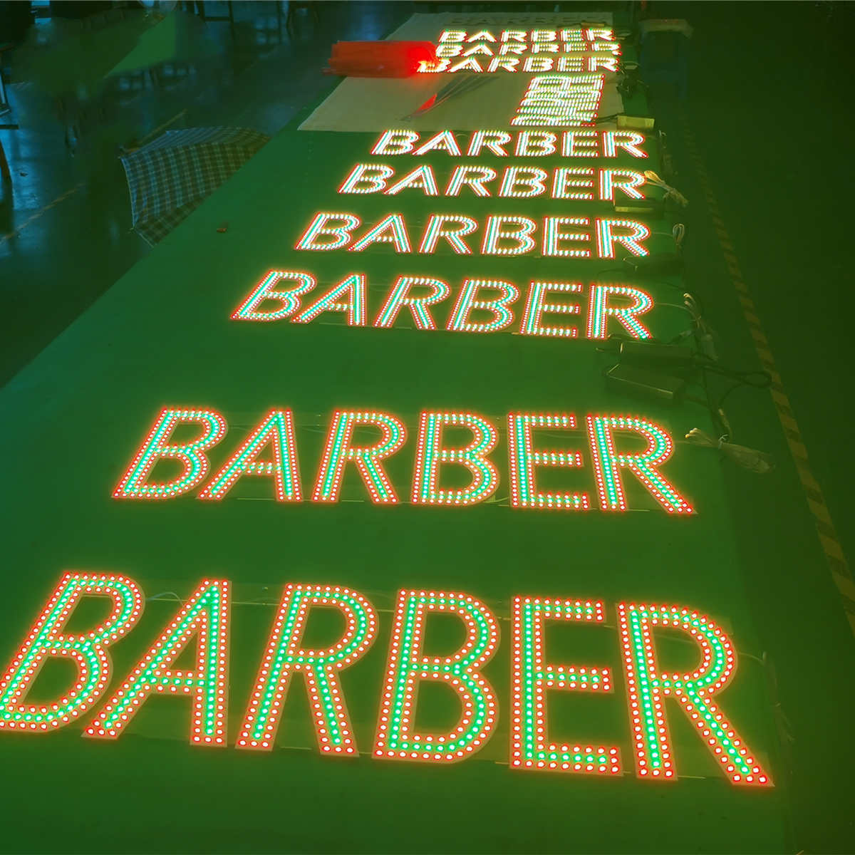 BARBER led sign