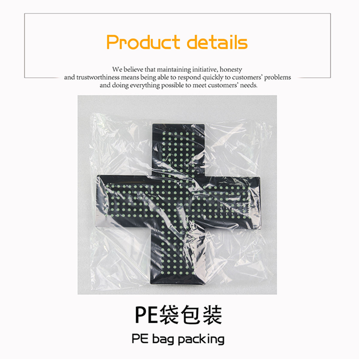 CBD led cross signs