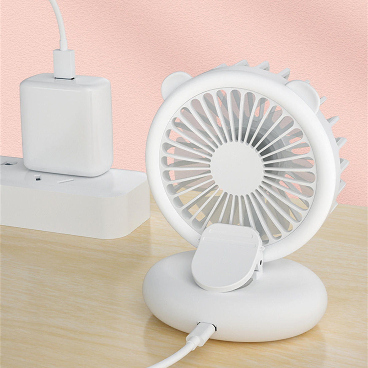 fill light clip fan