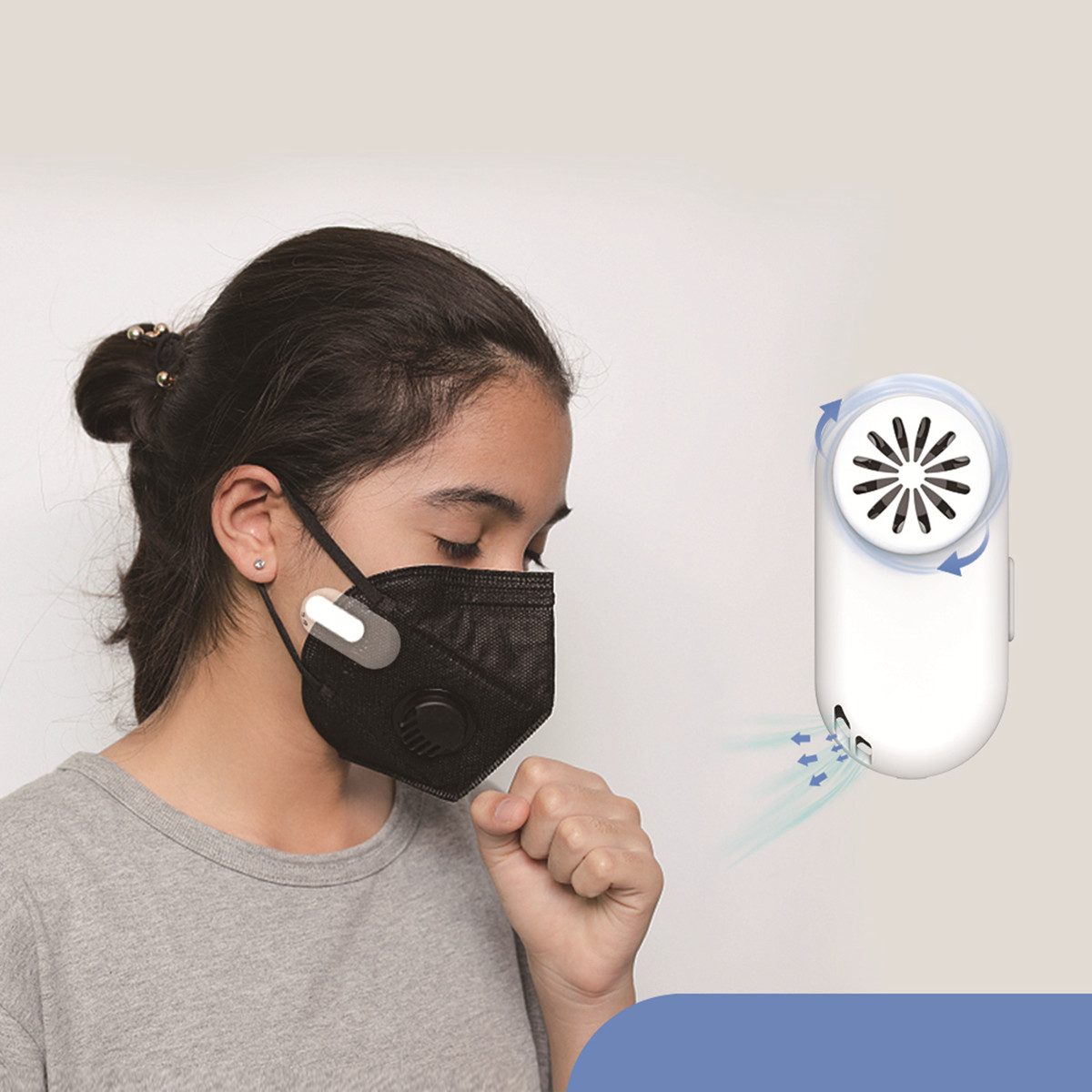 mini mask fan