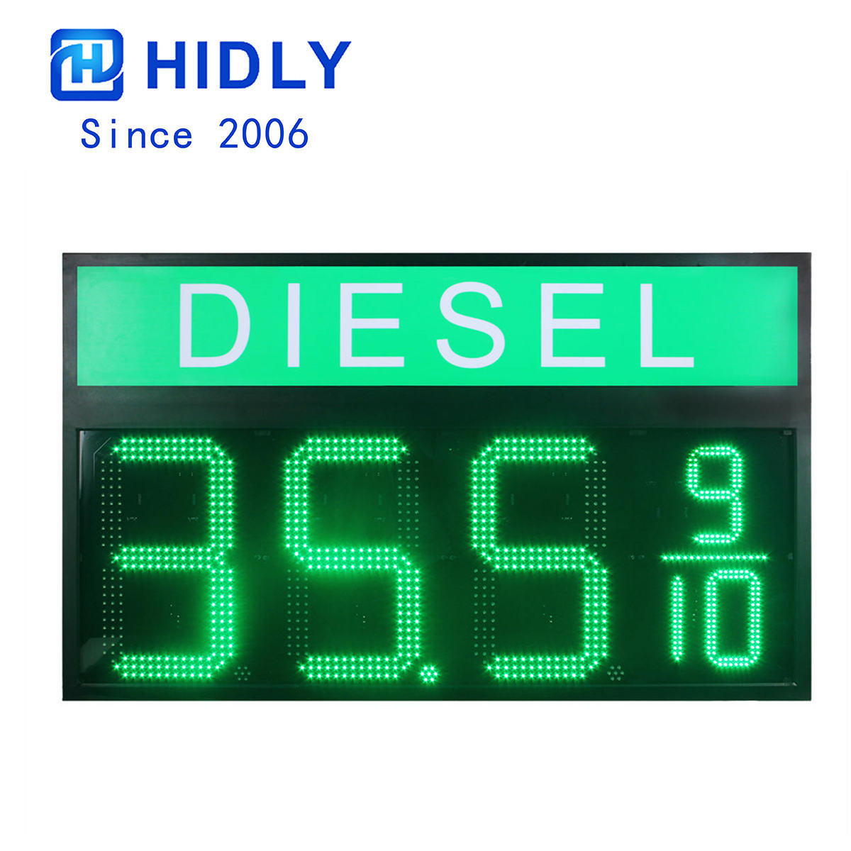 diesel price signs