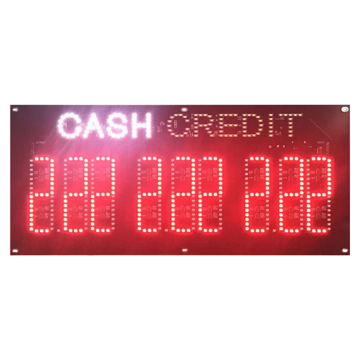 cash gas signs