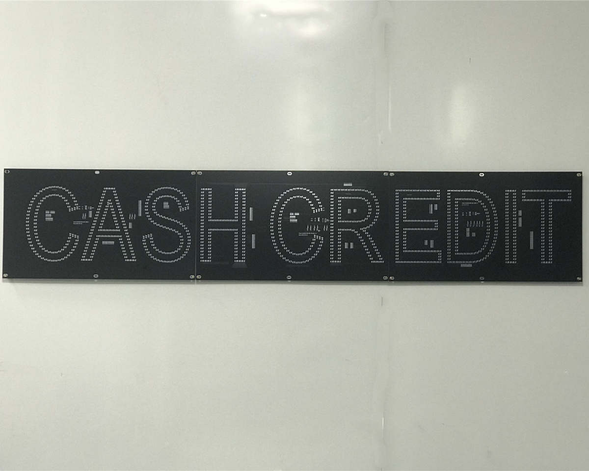 CASH gas signs