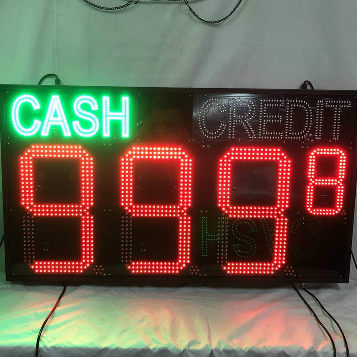 CREDIT gas signs