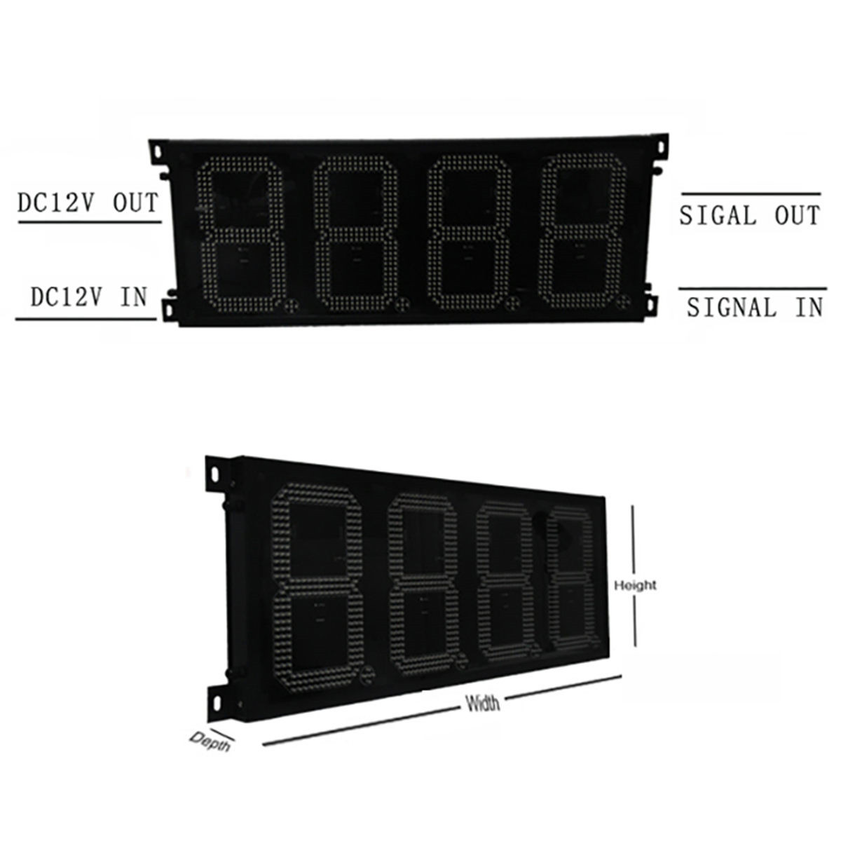 led gas signs