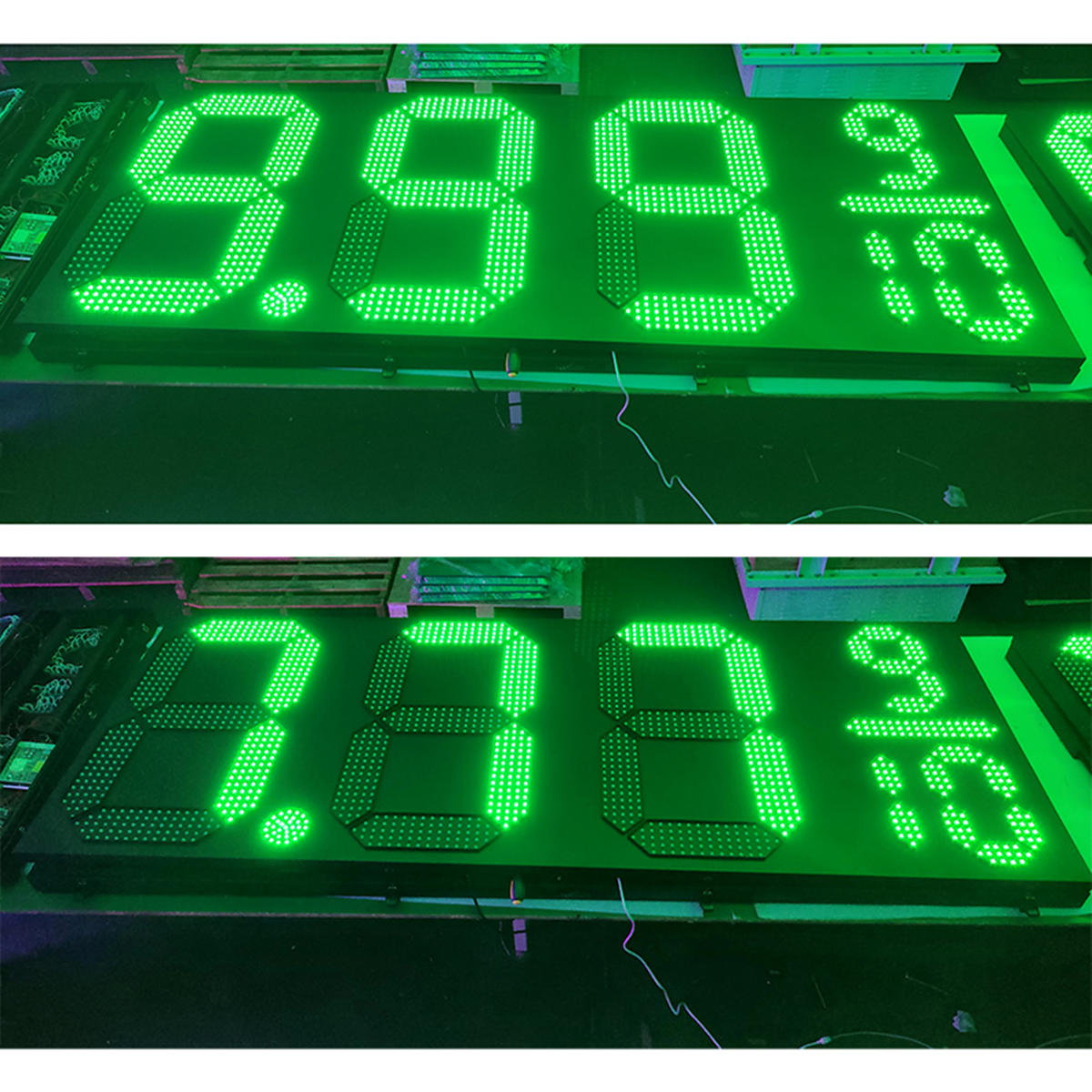 gas led display