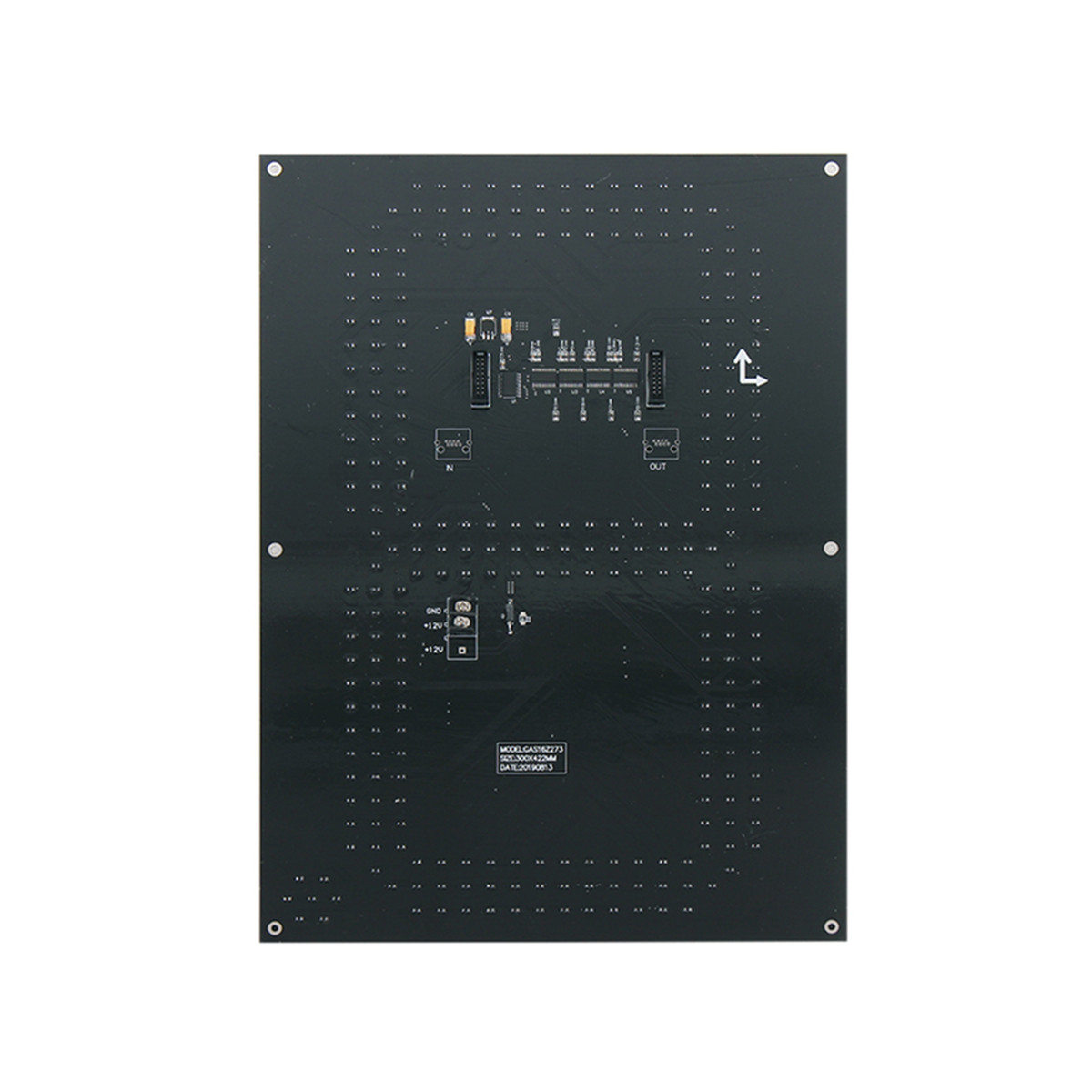 price led board size