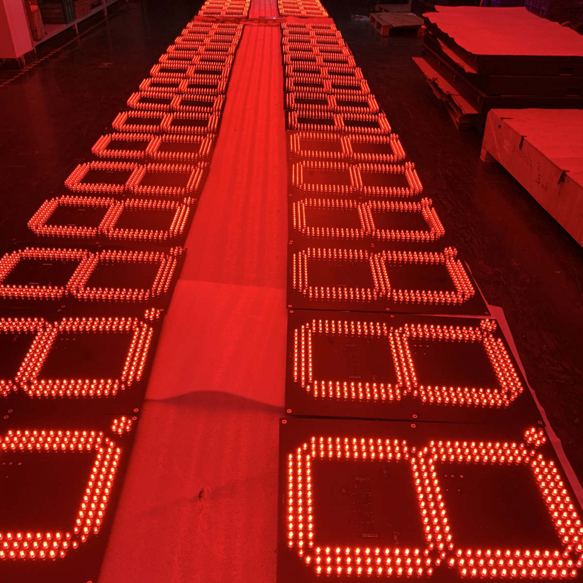 price led board size