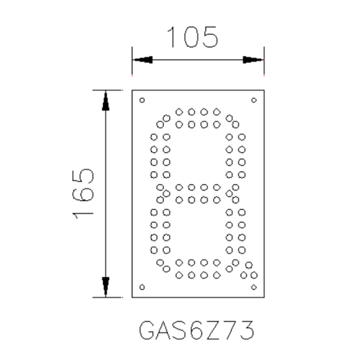 led price board size